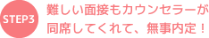 step3ʐڂJEZ[ȂĂāAI
